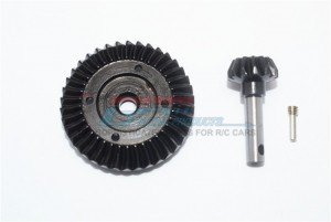 GPM YT1338TS-BK  HARDEN STEEL #45 DIFF BEVEL GEAR 38T & PINION GEAR 13T AXIAL YETI ROCK RACER - YT1338TS-BK