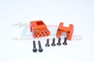 GPM YTL009 ALUMINIUM REAR UPPER CHASSIS LINK PARTS  MOUNT 1/8 RC AXIAL YETI XL MONSTER BUGGY - YTL009-OR