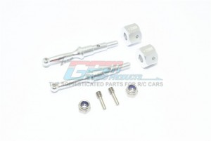 GPM T3023R/+2MM ALUMINUM REAR WHEEL SHAFT W. HEX ADAPTER (+2MM) TAMIYA 1/8 T3-01 DANCING RIDER 57405 - T3023R/+2MM-S