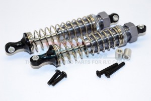 GPM DT3090R/PBT ALUMINIUM REAR ADJUSTABLE PLASTIC  BALL TOP 90MM DAMPER TAMIYA DT-03 - GUN SILVER - DT3090R/PBT-GS-S-BEBK