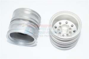 GPM TRU1007R  ALUMINIUM REAR WHEEL 9 HOLES DESIGN 1/14 Tractor Truck - TRU1007R-S