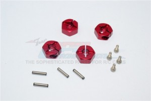 GPM TT010 ALLOY WHEEL HEX DRIVE ADAPTOR 1/10 RC TAMIYA TT-01 - TT010-R