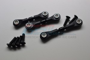 GPM TT2160  ALLOY STEERING TIE ROD 1/10 RC TAMIYA TT-02 TT-02B - BLACK - TT2160-BK-BEBK