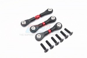 GPM TT2160  ALLOY STEERING TIE ROD 1/10 RC TAMIYA TT-02 TT-02B - RED - TT2160-R-BEBK