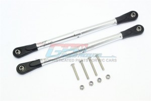 GPM SB014 ALUMINUM ADJUSTABLE REAR UPPER CHASSIS LINK TIE RODS TEAM LOSI 1/6 SUPER BAJA REY 4X4 - SB014-S-BEBK