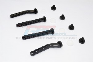 GPM CRA201FR ALUMINIUM FRONT & REAR MAGNET BODY POST TRAXXAS CRANIAC - CRA201FR-BK