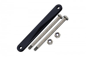 GPM SLA2W008 ALUMINUM FRONT SUSPENSION MOUNT  TRAXXAS 1/10 SLASH PRO 2WD SHORT-COURSE - BLACK - SLA2W008-BK