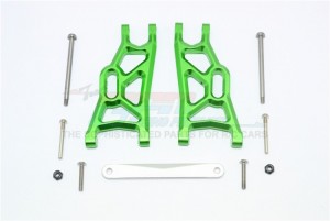 GPM SLA2W055 ALUMINUM FRONT ARMS TRAXXAS 1/10 SLASH PRO 2WD SHORT-COURSE - GREEN - SLA2W055-G
