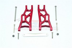 GPM SLA2W055 ALUMINUM FRONT ARMS TRAXXAS 1/10 SLASH PRO 2WD SHORT-COURSE - RED - SLA2W055-R
