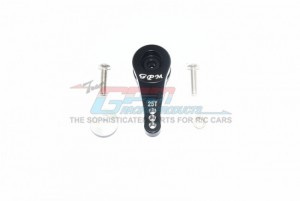 GPM TRX4025TA/3H ALUMINUM 25T SERVO HORN W. BUILT-IN SPRING (3 POSITIONING HOLES) TRAXXAS 1/10 TRX4 DEFENDER TRAIL CRAWLER - BLACK - TRX4025TA/3H-BK