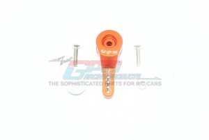GPM TRX4025TA/4H ALUMINUM 25T SERVO HORN W. BUILT-IN SPRING (4 POSITIONING HOLES) TRAXXAS 1/10 TRX4 DEFENDER TRAIL CRAWLER - ORANGE - TRX4025TA/4H-OR