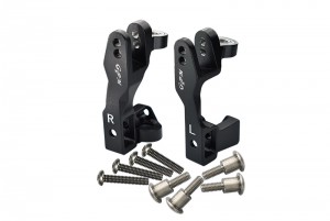 GPM SLA019A ALUMINUM FRONT C HUB 1/10 TRAXXAS SLASH 4X4 - SLA019A-BK