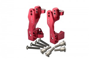 GPM SLA019A ALUMINUM FRONT C HUB 1/10 TRAXXAS SLASH 4X4 - RED - SLA019A-R