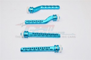 GPM CRA201FR ALUMINIUM FRONT & REAR MAGNET BODY POST TRAXXAS CRANIAC - CRA201FR-SB