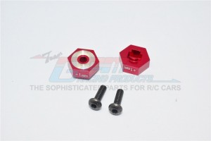 GPM SST010/+1MM ALUMINIUM HEX ADAPTER (+1MM) STADIUM SUPER TRUCK - SST010/+1MM-R