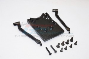 GPM CRA331R ALUMINIUM REAR SKID PLATE TRAXXAS CRANIAC - CRA331R-BK