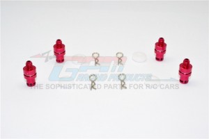 GPM SST201FRA ALUMINIUM FRONT & REAR MAGNET BODY POST TRAXXAS STADIUM SUPER TRUCK - SST201FRA-R