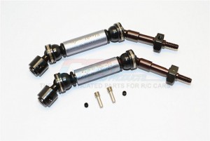GPM TEL1270RH  STEEL+ALUMINIUM REAR CVD DRIVE SHAFT WITH 12MMX6MM WHEEL HEX TRAXXAS TELLURIDE 4X4 - TEL1270RH-GS