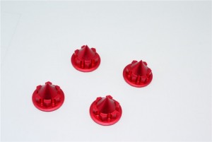 GPM TXM005N ALUMINIUM 22MM WHEEL CONE LOCKER 1/5 RC TRAXXAS X-MAXX - RED - TXM005N-R