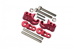 GPM TXM030  ALUMINIUM REAR ADJUSTABLE SHOCK MOUNT TRAXXAS XMAXX 6S 8S MONSTER - RED - TXM030-R