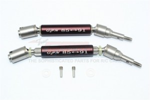 GPM SXO1280FHA STAINLESS STEEL 304+ALUMINUM FRONT CVD DRIVE SHAFT TRAXXAS XO-01 - SXO1280FHA-BR