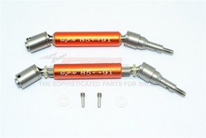 GPM SXO1280FHA STAINLESS STEEL 304+ALUMINUM FRONT CVD DRIVE SHAFT TRAXXAS XO-01 - SXO1280FHA-OR