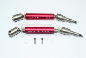 GPM SXO1280FHA STAINLESS STEEL 304+ALUMINUM FRONT CVD DRIVE SHAFT TRAXXAS XO-01 - SXO1280FHA-R