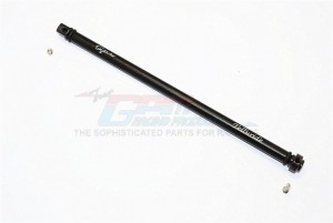 GPM TEL025 ALUMINIUM MAIN SHAFT WITH HARD STEEL ENDS TRAXXAS TELLURIDE 4X4 - TEL025-BK