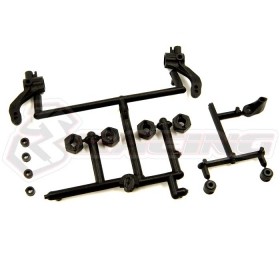 3RACING FGX-107/V2 Plastic Parts Part G  1/10 RC Formula F-1 FGX Evo - FGX-107/V2