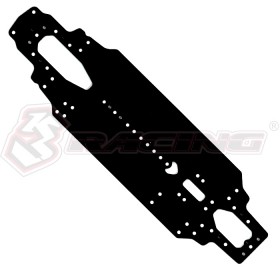 3RACING SAK-M4S32 Fiber Main Chassis For 3RACING SAKURA M4 Touring Car - SAK-M4S32