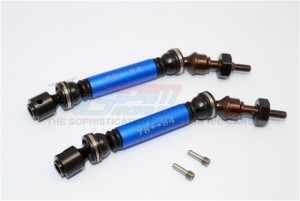 GPM TEL1273FH STEEL ALUMINIUM FRONT CVD DRIVE SHAFT WITH 12MMX6MM WHEEL HEX TRAXXAS CRANIAC - TEL1273FH-B