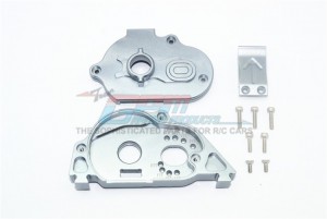 GPM MAG038 ALUMINUM REAR GEAR PROTECTION MOTOR MOUNT ARRMA 1/10 GRANITE - GUN SILVER - MAG038-GS