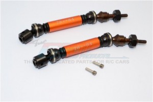 GPM TEL1273FH STEEL ALUMINIUM FRONT CVD DRIVE SHAFT WITH 12MMX6MM WHEEL HEX TRAXXAS CRANIAC - TEL1273FH-OR