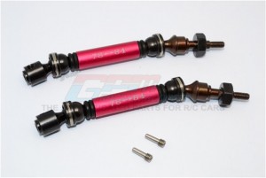 GPM TEL1273FH STEEL ALUMINIUM FRONT CVD DRIVE SHAFT WITH 12MMX6MM WHEEL HEX TRAXXAS CRANIAC - TEL1273FH-R