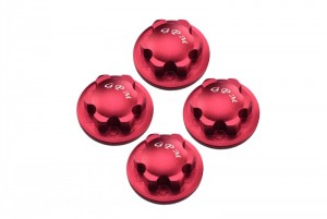 GPM MAK005 ALUMINUM WHEEL LOCK ARRMA 1/8 KRATON SENTON TYPHON TALION OUTCAST - RED - MAK005-R