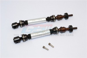 GPM TEL1273FH STEEL ALUMINIUM FRONT CVD DRIVE SHAFT WITH 12MMX6MM WHEEL HEX TRAXXAS CRANIAC - TEL1273FH-S