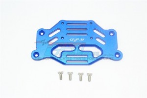 GPM TRX4015F ALUMINUM FRONT FENDER STABILIZING PLATE 1/10 TRAXXAS TRX-4 Rock Cralwer - BLUE - TRX4015F-B