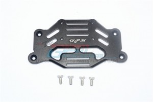 GPM TRX4015F ALUMINUM FRONT FENDER STABILIZING PLATE 1/10 TRAXXAS TRX-4 Rock Cralwer - TRX4015F-BK