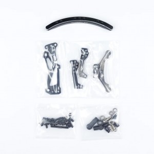 3RACING SAK-D4827 Curve Slide Track Steering For ( only ) 1/10 D4 RWD Sakura D4 Drift Car - SAK-D4827/BK