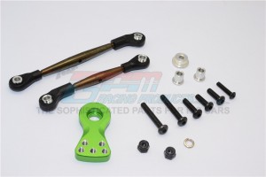 GPM LB160STM STEEL MODIFIED ANTI-THREAD STEERING TIE ROD WITH SERVO HORN TAMIYA LUNCH BOX - LB160STM-G