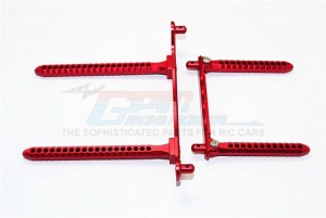 GPM TEL201FR ALUMINIUM FRONT & REAR BODY POST MOUNT TRAXXAS CRANIAC - TEL201FR-R