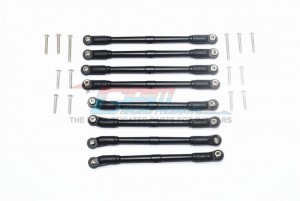 GPM SCX2U160 ALUMINUM ADJUSTABLE UPPER & LOWER SUSPENSION LINKS 1/10  AXIAL RACING SCX10 II CRAWLER UMG10 AXI90075 - SCX2U160-BK