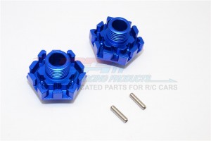 GPM XO006 ALUMINIUM WHEEL HEX CLAW 0mm TRAXXAS XO-01 SUPER CAR - XO006-B