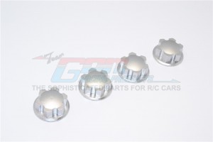 ALUMINIUM WHEEL LOCKER FOR 6S TRAXXAS XMAXX 6S - Gun Silver - TXM005-GS