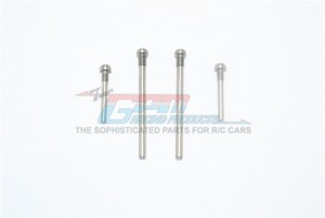 GPM FL056AS-OC STAINLESS STEEL TOP THREADED SCREWS FOR REAR LOWER ARM X-RIDER 1/8 FLAMINGO - FL056AS-OC