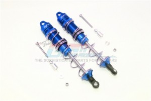 GPM MAK135RA ALUMINUM REAR DOUBLE SECTION SPRING DAMPERS 135MM ARRMA 1/8 OUTCAST 6S BLX STUNT TRUCK - BLUE - MAK135RA-B-S-BEBK