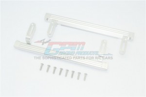 GPM TRX4014BZ ALUMINUM SIDE STEPS FOR TRAXXAS  TRX-4 MERCEDES-BENZ - SILVER - TRX4014BZ-S