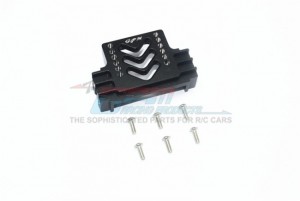 GPM  TRU008R ALUMINUM REAR ADJUSTABLE CHASSIS STABILIZING MOUNT 1/14 TAMIYA TRACTOR TRUCK - TRU008R-BK