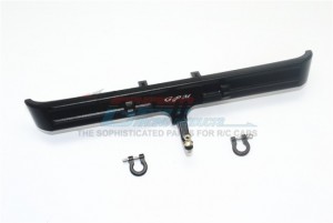GPM TRX4330RH ALUMINIUM REAR BUMPER MOUNT+D-RINGS+TOW HOOK FOR TRXXAS 1/10  RC TRX-4 BLAZER - TRX4330RH-BK