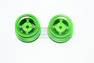 GPM FL8894W/+2MM ALUMINUM +2MM 4 LUG REAR RIM 1/8 RC X-Rider Flamingo - FL8894W/+2MM-G